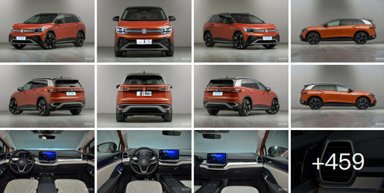 Дверей 7seats Vw ID.6 CROZZ автомобилей VW EV 439-586KM средние крупноразмерные 5